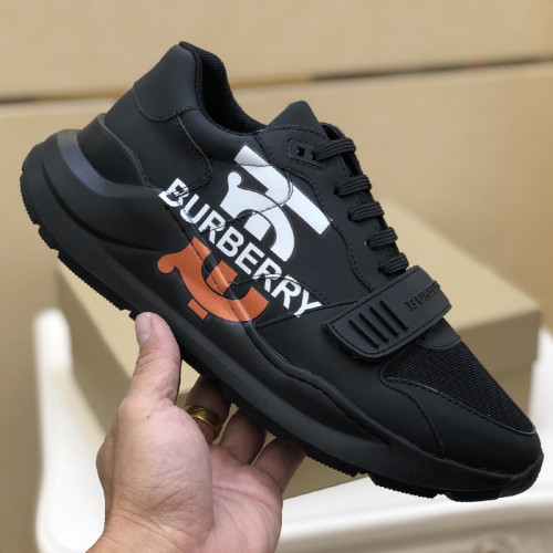 Burberry Mens Shoes Sneakers Fashion Type Luxury Brand Vintage Check Cotton Sneaker with Original Box