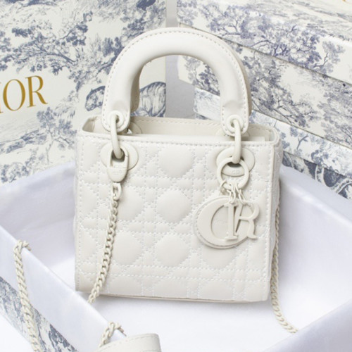 Dior Womens Bags Handbags Luxury Fashion MINI LADY DIOR BAG M0505OWCB_M323 with Original Box