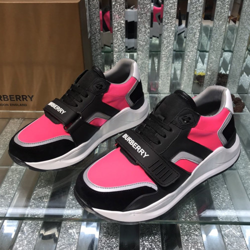 Burberry Mens Shoes Sneakers Fashion Type Luxury Brand Vintage Check Cotton Sneaker with Original Box