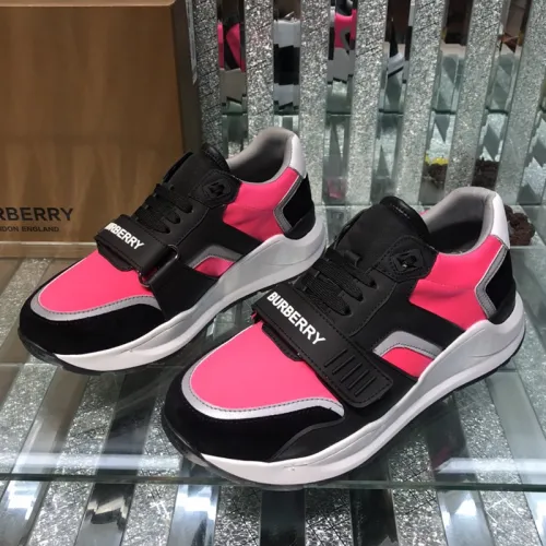 Burberry Mens Shoes Sneakers Fashion Type Luxury Brand Vintage Check Cotton Sneaker with Original Box