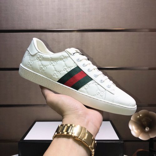 Gucci Womens Shoes Fashion Sneakers Lace-Up Luxury Brand Women's Ace Embroidered Sneaker with Original Box