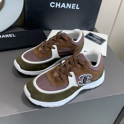 Chanel Mens Shoes Sneakers Luxury Brand Sports Shoes Breathable Design with Original Box