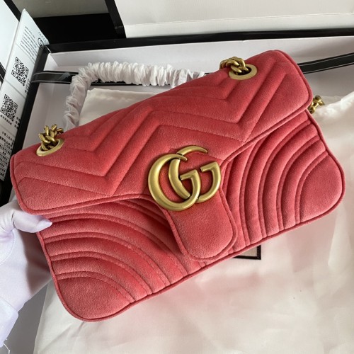 Gucci Womens Bags Shoulder Messenger Bag Luxury Brand Small GG Marmont bag with Original Box