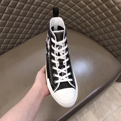 Dior Womens Mens Shoes Sneakers Luxury Brand Unisex Design B23 High-Top Sneaker with Box
