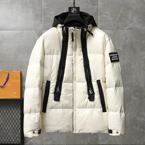 Burberry Design Mens Womens Winter Windprood Down Jackets Keep Warm 90% White Duck Down
