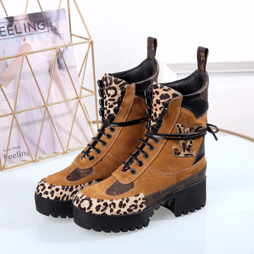 Louis Vuitton Women Shoes Boots LAUREATE PLATFORM DESERT BOOT Luxury Brand 1A5NOD