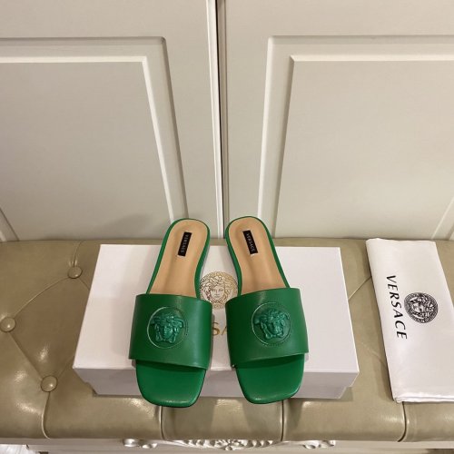 Versace Womens Shoes Flat Sandals