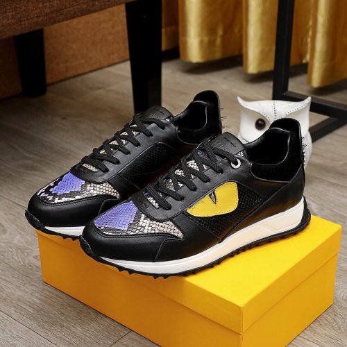 Fendi Mens Shoes Fashion Sneakers Luxury Brand Casual Shoes for Men with Original Box