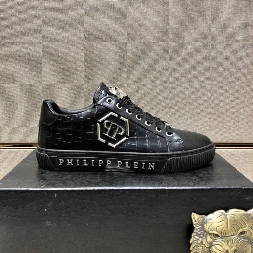 Philipp Plein Men Shoes Low Top Sneaker Fashion Design Luxury Brand