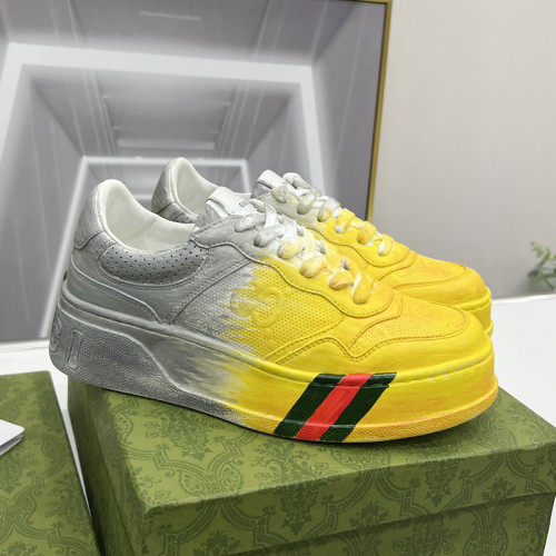 Gucci Womens Shoes Casual Shoes Design Luxury Brand Leather Sneakers with Original Box
