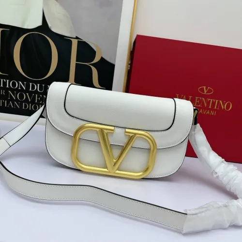 Valentino Womens Bags Crossbody Bag Luxury Brand SUPERVEE CALFSKIN CROSSBODY BAG OPTIC WHITE VW2B0G09ZXL001 with Original Box