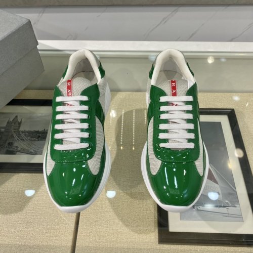 Prada Mens Shoes Sneakers Casual Shoes for Men Luxury Brand White Prada PRAX 1 sneakers with Original Box 4E3576_3LFV_F0009