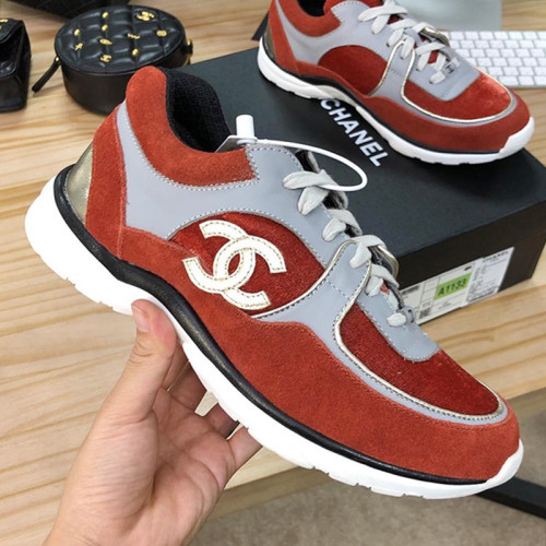 Chanel Mens Shoes Sneakers Luxury Brand Sports Shoes Breathable Design with Original Box