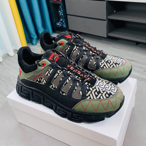 Versace Women Shoes Fashion Design Luxury Brand TRIGRECA SNEAKERS with Original Box