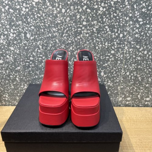Versace Brand Womens Sandals Shoes Pumps Leather Big Size LA MEDUSA LEATHER PUMPS Design Luxury Brand Sandals for Women