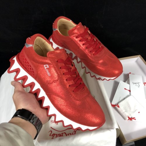 Christian Louboutin Womens Shoes Sneakers Luxury Brand with Original Box Fashion Sneakers