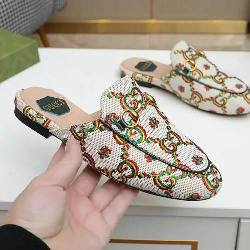 Gucci Womens Shoes Casual Loafers Design Luxury Brand Leather Princetown with Original Box