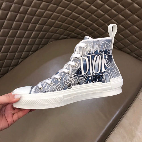 Dior Womens Mens Shoes Sneakers Luxury Brand Unisex Design B23 High-Top Sneaker with Box