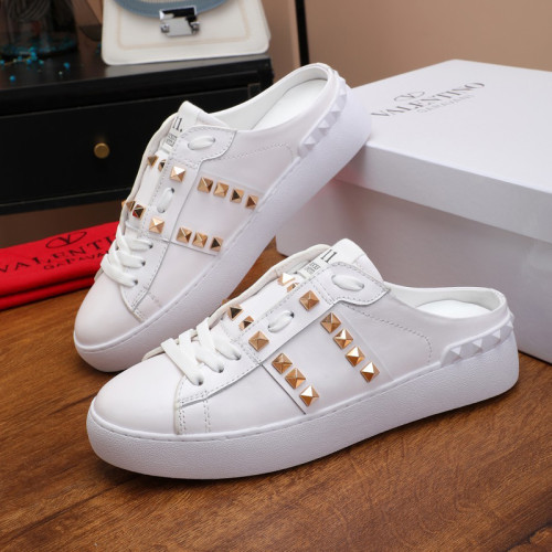 Valentino Womens Shoes Fashion Design Luxury Brand OPEN SNEAKER WITH VLTN PRINT with Original Box WY0S0830BLUA01