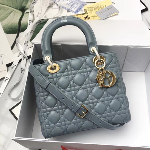 Dior Womens Bags Handbags Luxury Fashion MEDIUM LADY D-LITE BAG with Original Box