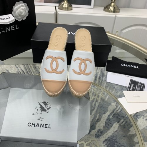 Chanel Womens Shoes Espadrilles Mules