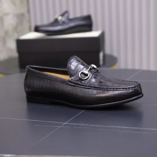 Gucci Mens Shoes Leather Design Luxury Brand Business Dress Shoes for Men with Original Box