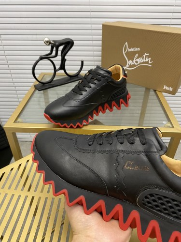 Christian Louboutin Mens Shoes Sneakers Luxury Brand Red Bottom Design Sports Footwears