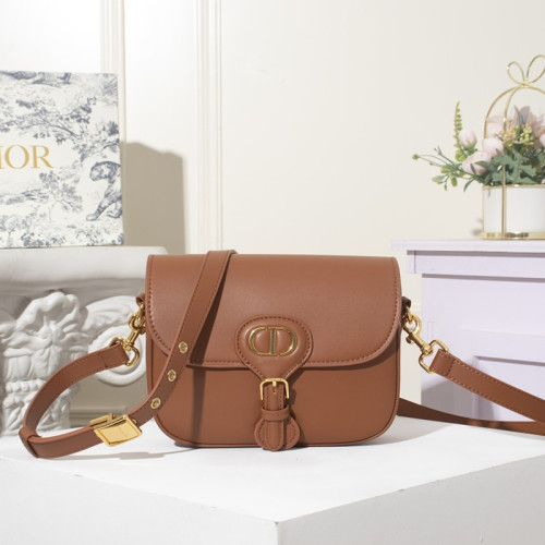 Dior Womens Bag Luxury Brand Design Fashion Type Medium Dior Bobby Bag Camel Box Calfskin