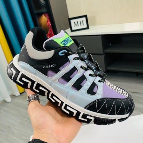 Versace Women Shoes Fashion Design Luxury Brand TRIGRECA SNEAKERS with Original Box