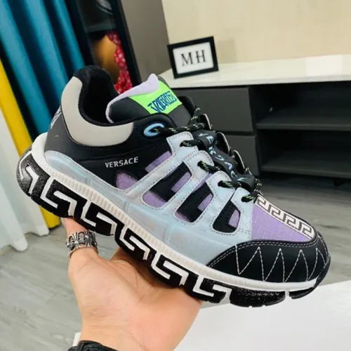 Versace Women Shoes Fashion Design Luxury Brand TRIGRECA SNEAKERS with Original Box