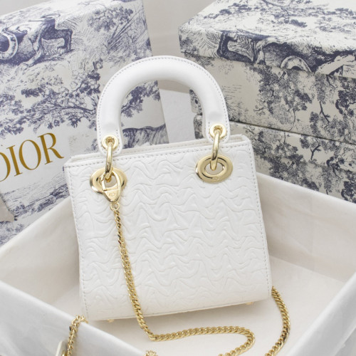 Dior Womens Bags Handbags Luxury Fashion LADY DIOR D-LITE BAG with Original Box