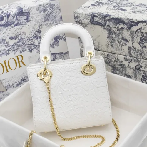 Dior Womens Bags Handbags Luxury Fashion LADY DIOR D-LITE BAG with Original Box