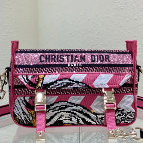 Dior Womens Mens Bags Shoulder Bags Luxury Fashion SMALL DIORCAMP BAG Beige Jute Canvas Embroidered with Dior Union Motif with Original Box M1241BRUW_M918