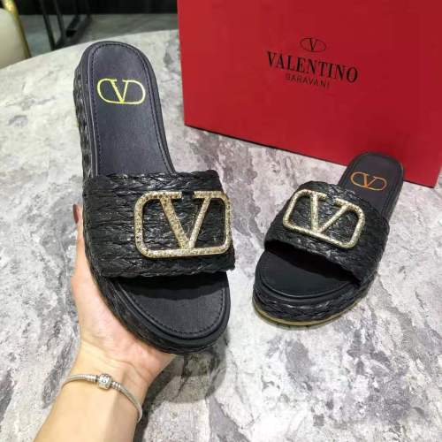 Valentino Womens Shoes Vlogo Sandals Mule