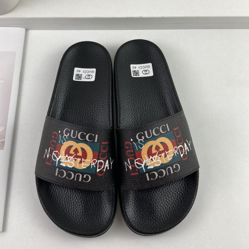 Gucci Mens Shoes Sandals Slides Slippers Luxury Brand Thick Sole Design with Original Box