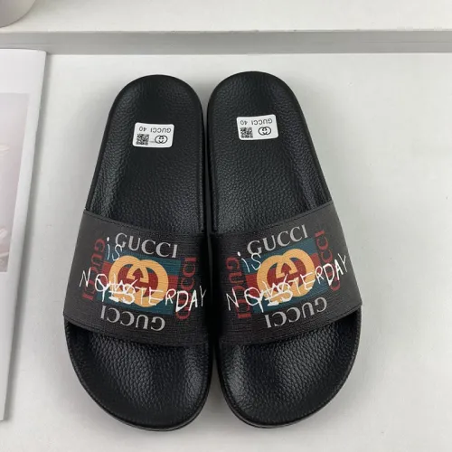 Gucci Mens Shoes Sandals Slides Slippers Luxury Brand Thick Sole Design with Original Box