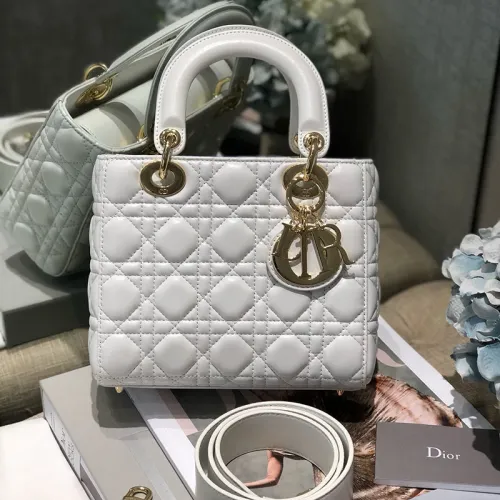 Dior Womens Bags Handbags Luxury Fashion LADY DIOR D-LITE BAG with Original Box