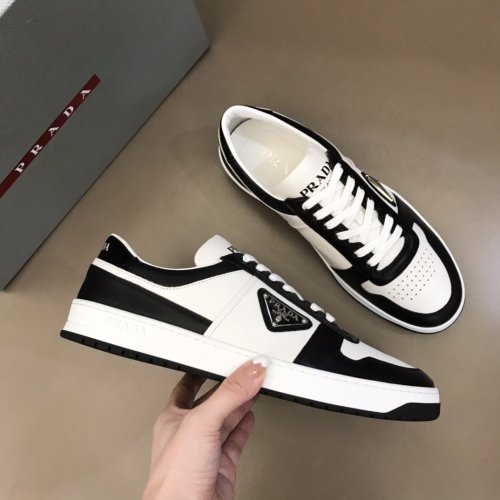 Prada Mens Shoes Sneakers Casual Shoes for Men Luxury Brand Breathable Fashion Sneakers with Original Box