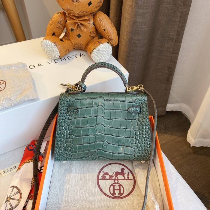 Hermes Womens Bags Handbags Luxury Brand Fashion Hermès Kelly Mini Kelly Second Generation Totes