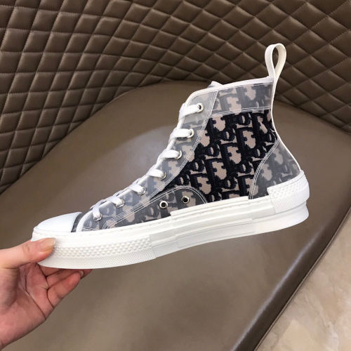 Dior Womens Mens Shoes Sneakers Luxury Brand Unisex Design B23 High-Top Sneaker with Box