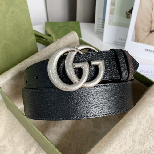 Gucci Mens Belts Luxury Brand with Original Box Leather Belts for Men 627055 CAO2N 1062 GG Marmont reversible belt