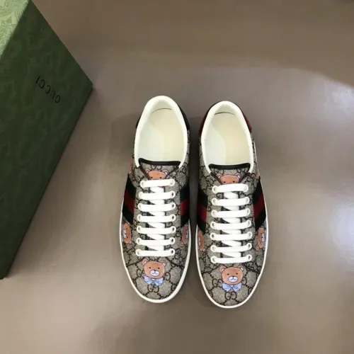 Gucci Womens Shoes Fashion Sneakers Lace-Up Luxury Brand Women's Ace Embroidered Sneaker with Original Box