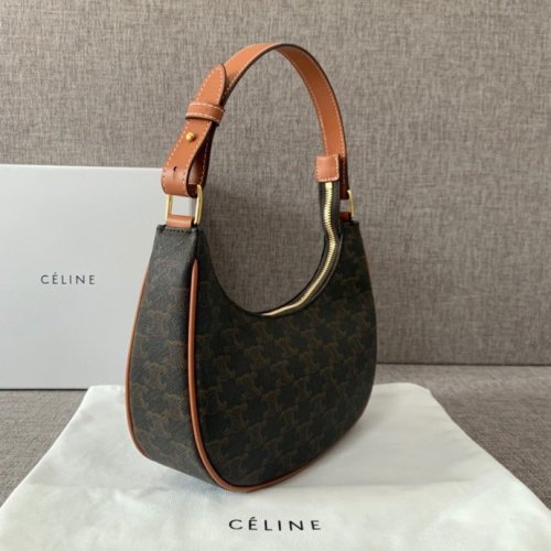 Celine Womens Bag AVA BAG IN TRIOMPHE CANVAS
