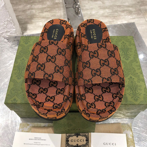 Gucci Womens Shoes Platform Slide Sandal