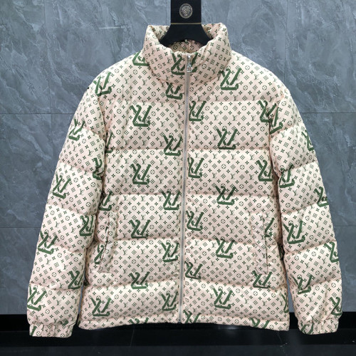 Louis Vuitton Design Mens Womens Winter Windprood Down Jackets Keep Warm 90% White Duck Down