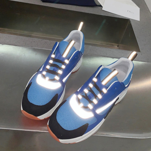 Dior Mens Shoes Sneakers Luxury Brand Breathable Design B22 SNEAKER with Original Box
