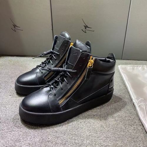 Giuseppe Zanotti Mens Shoes Luxury Brand High Top Sneakers Coby
