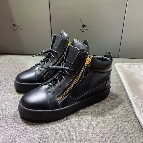 Giuseppe Zanotti Mens Shoes Luxury Brand High Top Sneakers Coby