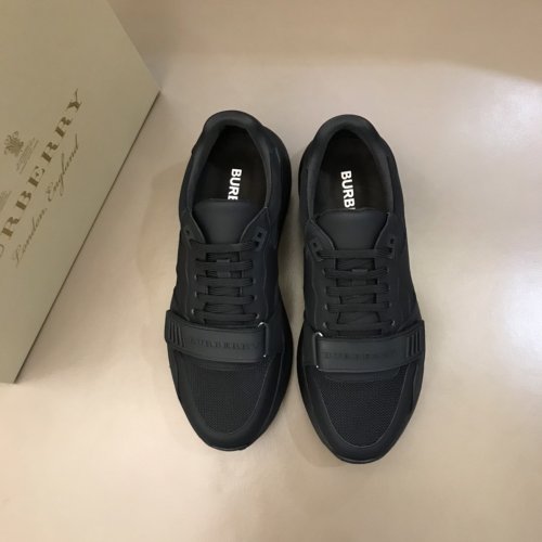 Burberry Mens Shoes Sneakers Fashion Type Luxury Brand Vintage Check Cotton Sneaker with Original Box