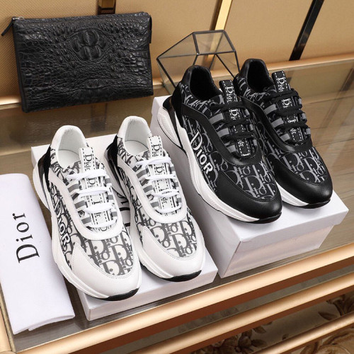 Dior Men Shoes Sneakers Casual Luxury Brand Lace-Up Design